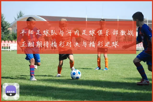 平阳足球队与河内足球俱乐部激战正酣期待精彩对决与精彩进球